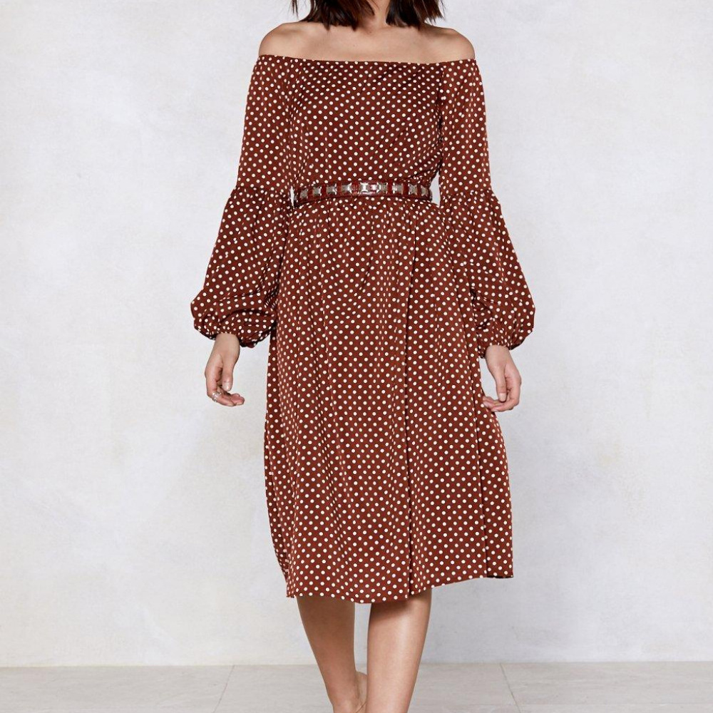Like new: Swing In Our Direction Polka Dot Dress